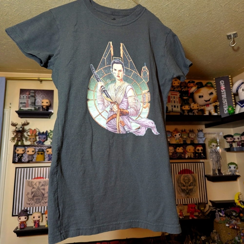 Star Wars Rey Tee Fury T-shirt, Women's Large, Washed Never Worn